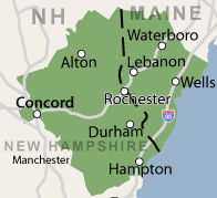 Our New Hampshire and Maine Service Area